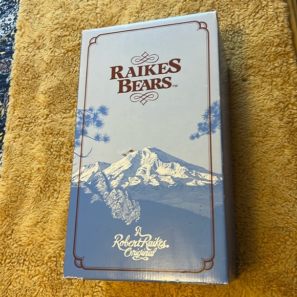 Raikes Bear Cecil Applause Director Carved Wooden Face Plush Stuffed LE - Picture 11 of 15